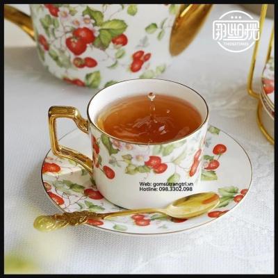 BỘ ẤM CHÉN DÂU TÂY CAO CẤP